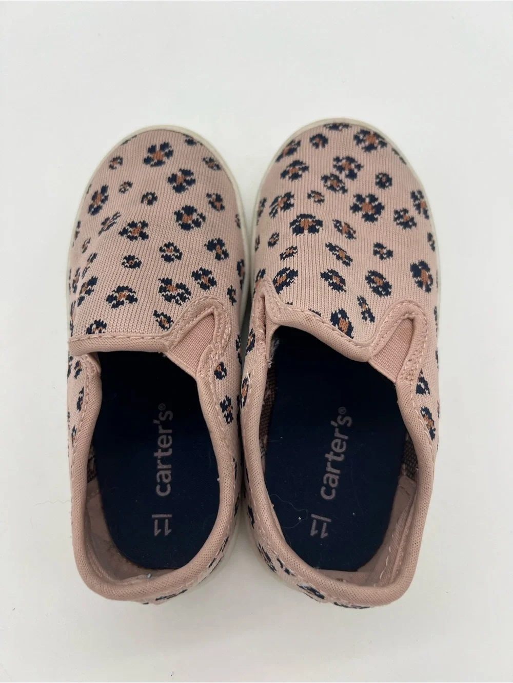 Carter's Girls Pull On Sneakers Pink Sz 11